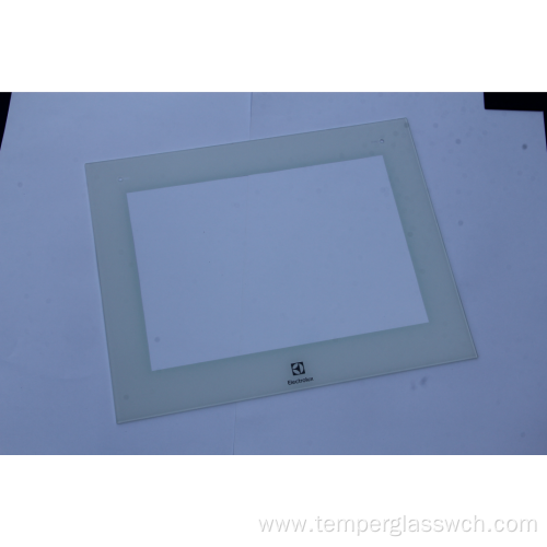 White Tempered Glass LED Digital Touch Controls